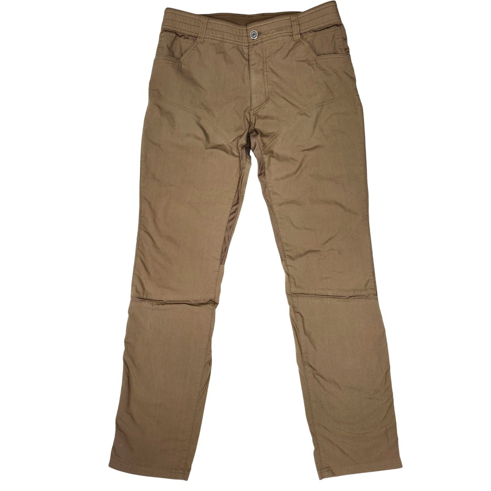 Kuhl Radikl Pants Mens 34x34 Brown Exoskeleton Hybrid Stretch Hiking Outdoors